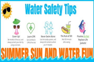 LIST OF WAYS TO STAY SAFE THIS SUMMER